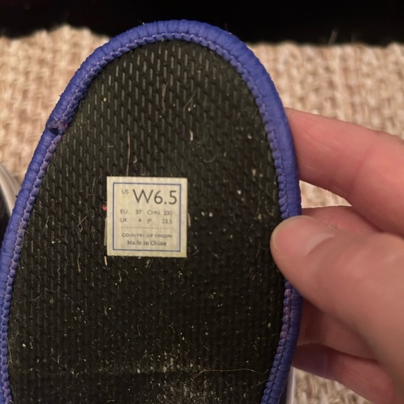 Rothy’s The Original Slip On Comfort Sneaker Women Size 6.5 Gray & Black Camo - Picture 7 of 9